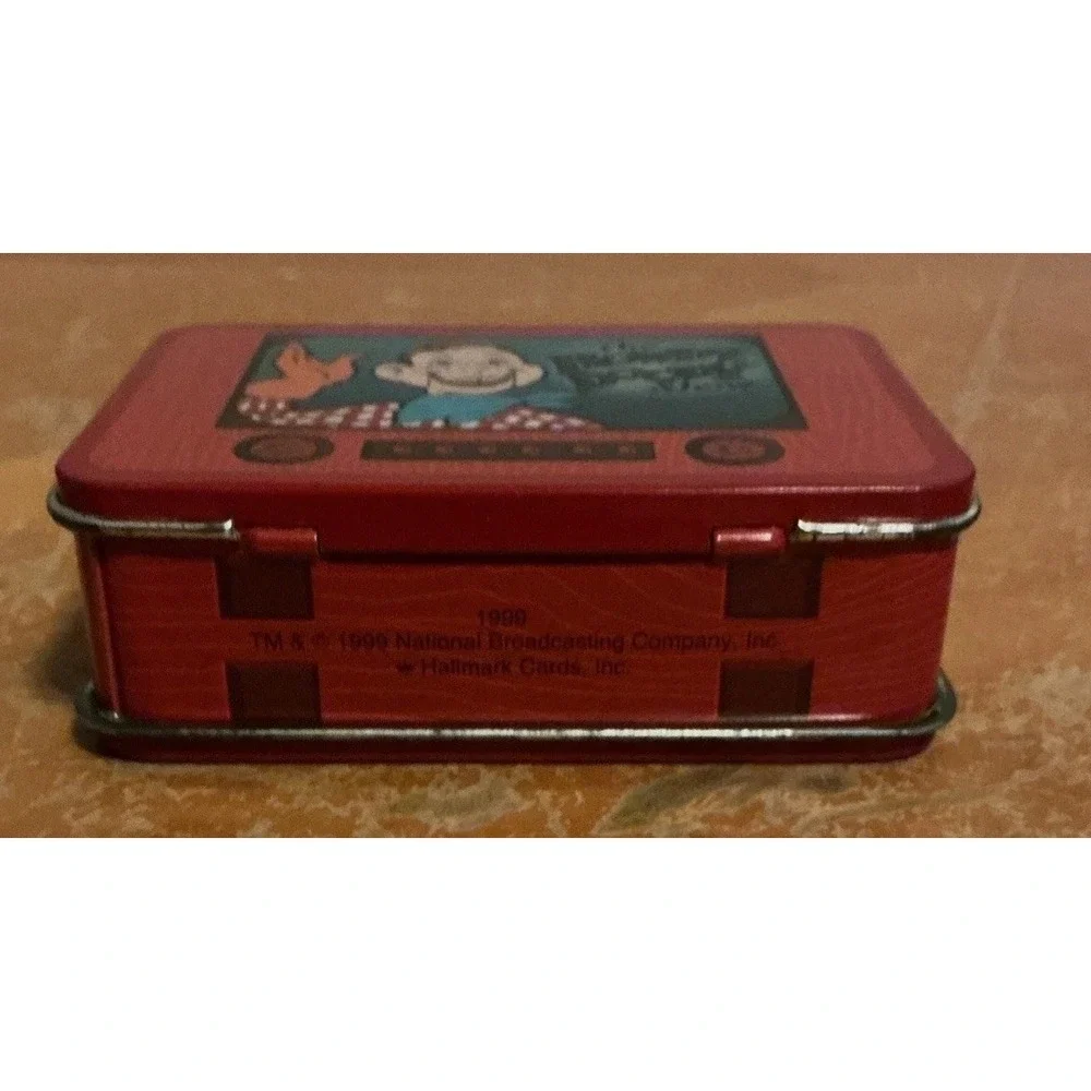 1999 Hallmark 2pc Ornament Set Howdy Doody Small Metal‎ Lunch Box Set